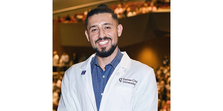 Christopher Ahmad KCU White Coat